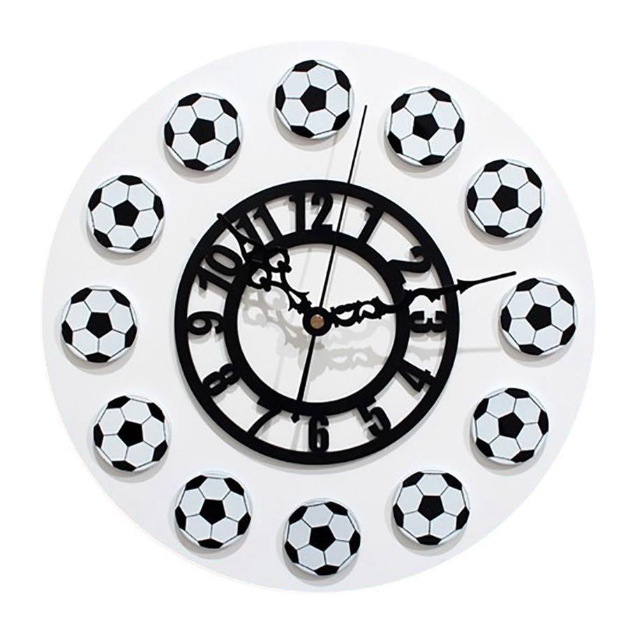 New Creative Wall Watch Football Pattern Wall Watch