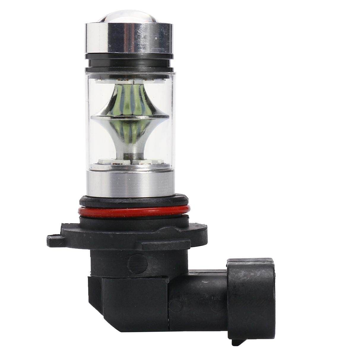 2pcs 9006 HB4 100W LED 8000K Blue Car Projector Fog Driving Light Bulbs