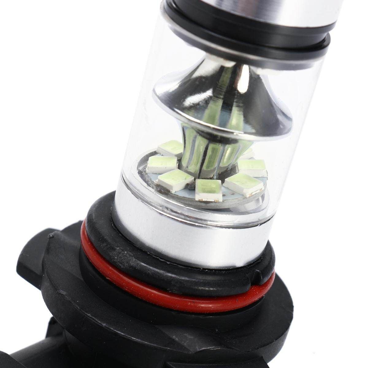 2pcs 9006 HB4 100W LED 8000K Blue Car Projector Fog Driving Light Bulbs