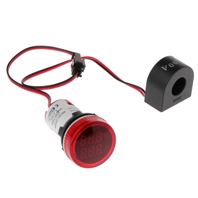 2in1 22mm Ac50-500v 0-100a Amp Voltmeter Ammeter V