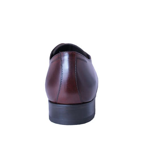 Plain & Patterned Calfskin Derbies - Brown