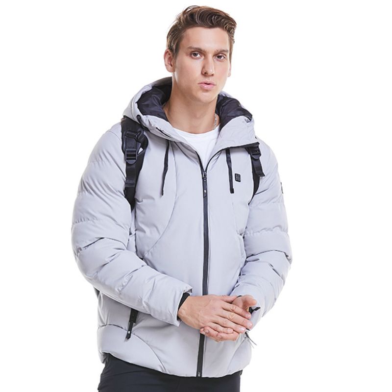 Men Women Electric Heated Jacket Heating Waistcoat USB Thermal Warm Cloth  Hot Sale Plus Size Winter Jacket- Green
