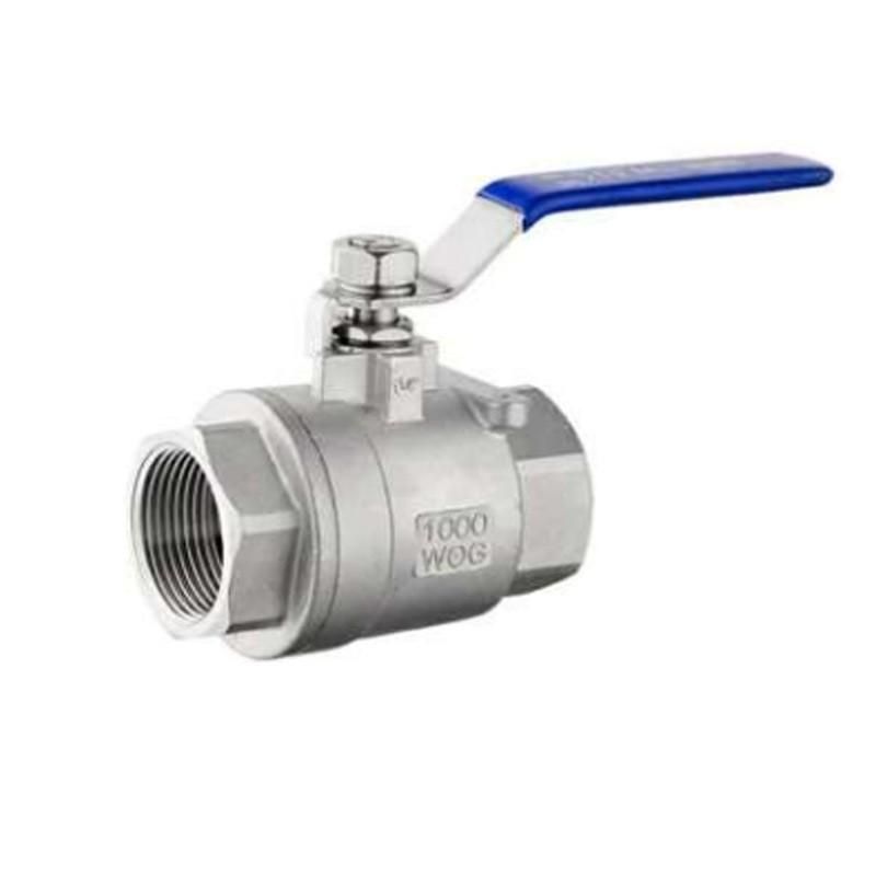 4 Points 6 Points DN15 Internal Thread Thread Two-Piece Steam Heat Conduction Oil Valve Switch/304 Stainless Steel Globe Valve at High Temperature