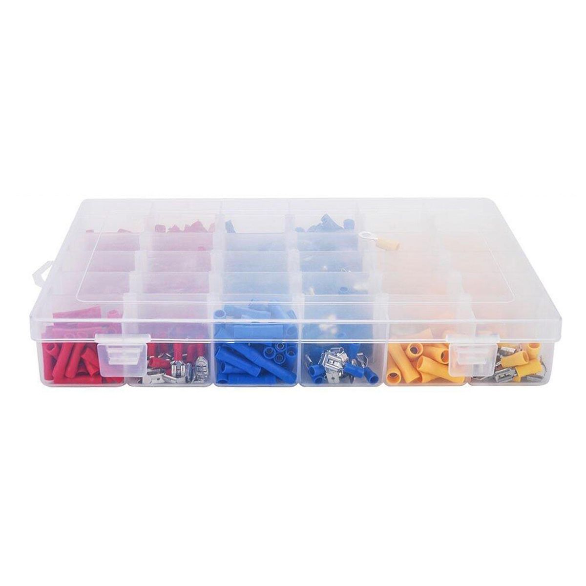 720pcs Tubular Cold Pressure Wire Connector Electrical Terminals Cable Crimps Cord End Terminal Kit Set Wire Ferrules With Box