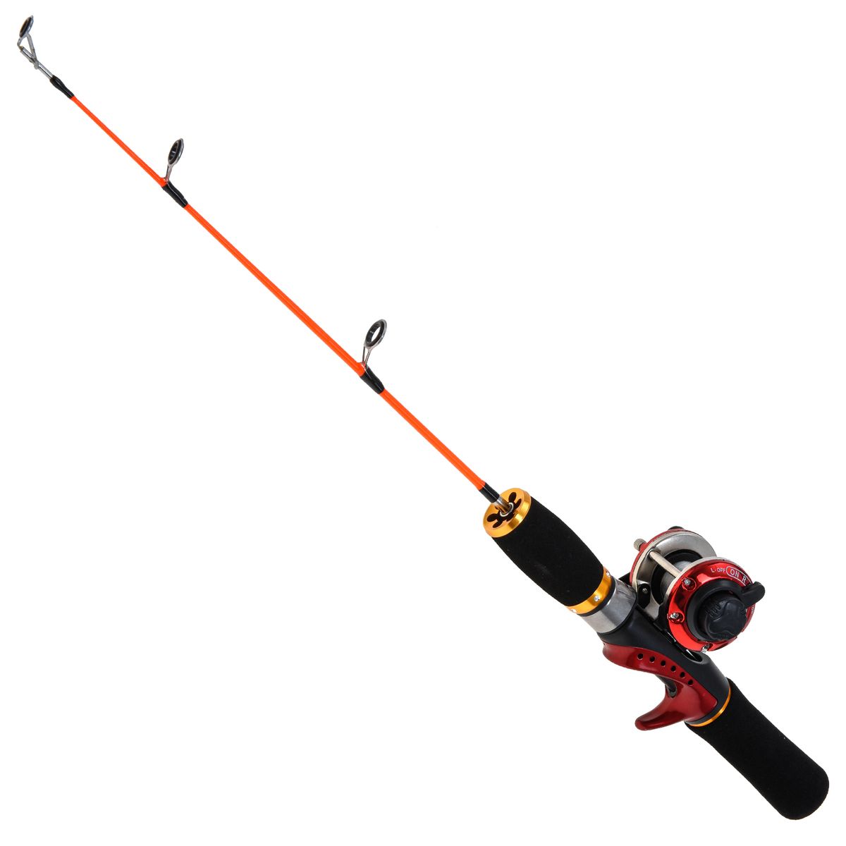 Ice Fishing Rod Reel Combo Complete Kit With Ice