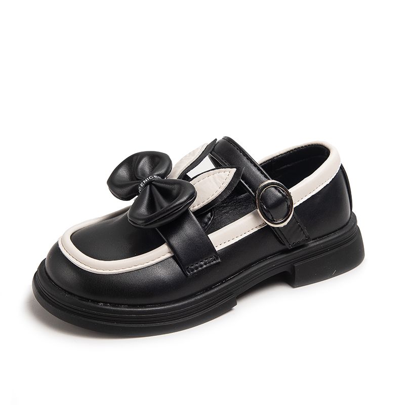 Girls Shoes Leather Princess Shoes Children School Cute Rabbit Ears Formal Shoes