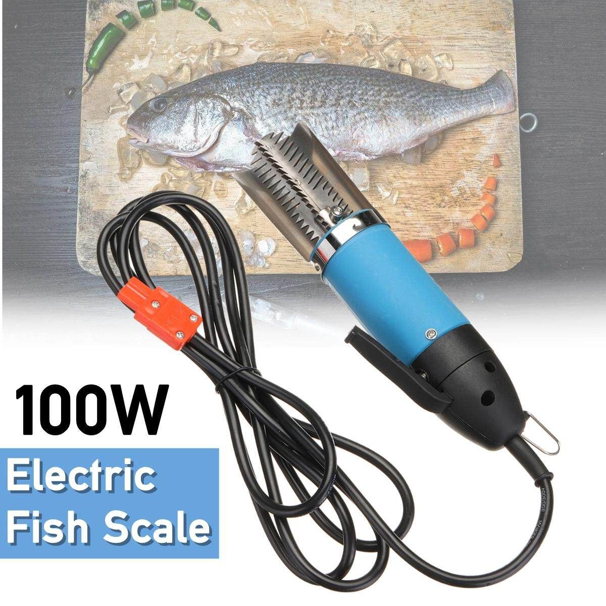 100W Waterproof Electric Fish Scale Scaler Remover Scraper Kni-fe Cleaner Peeler