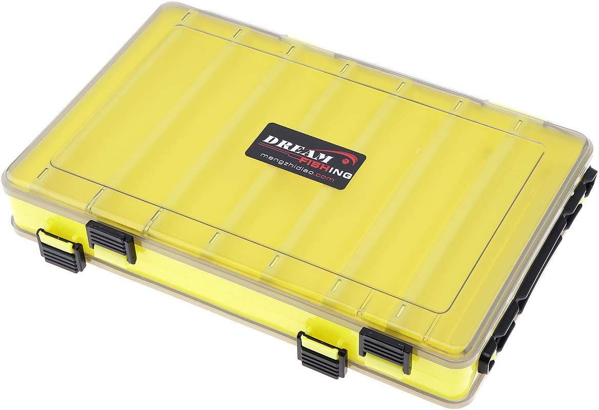 OriGlam Double Sided 14 Compartments Fishing Tackle Boxes