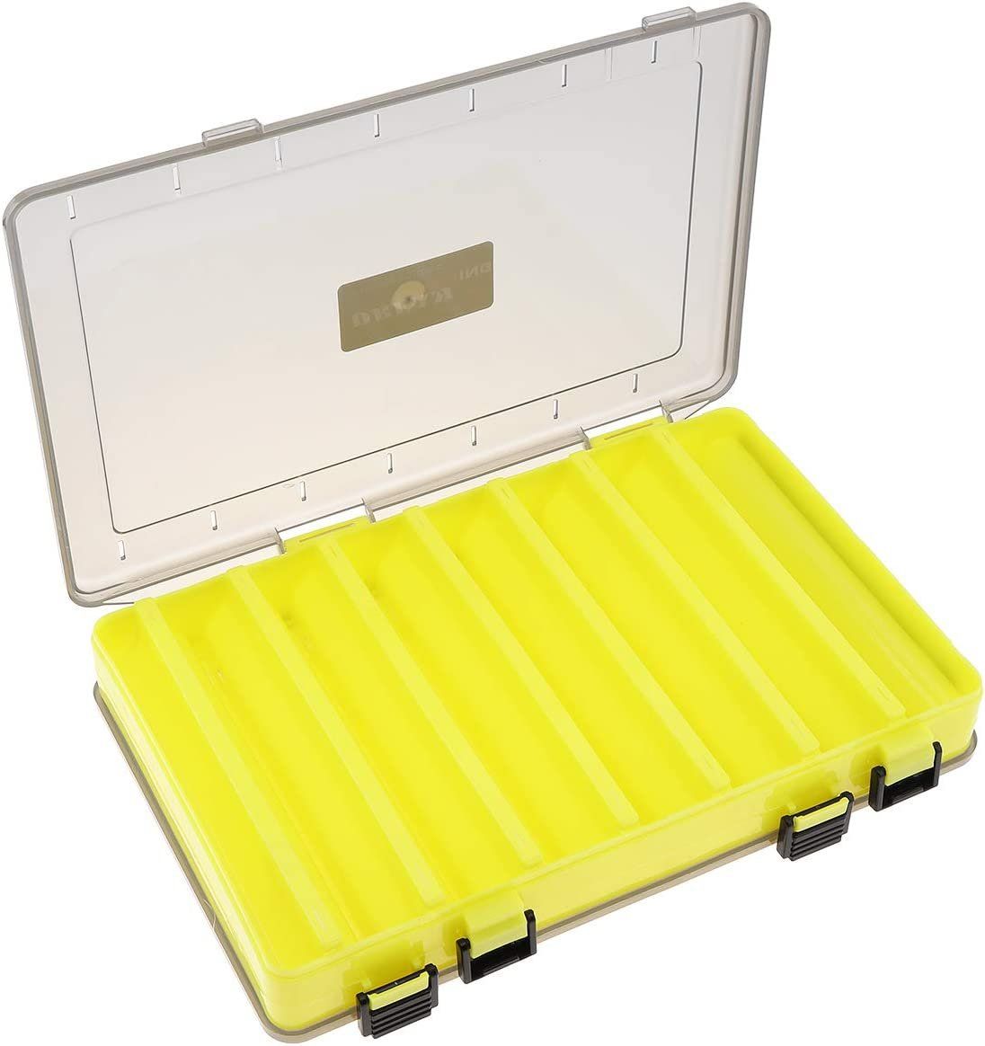 OriGlam Double Sided 14 Compartments Fishing Tackle Boxes