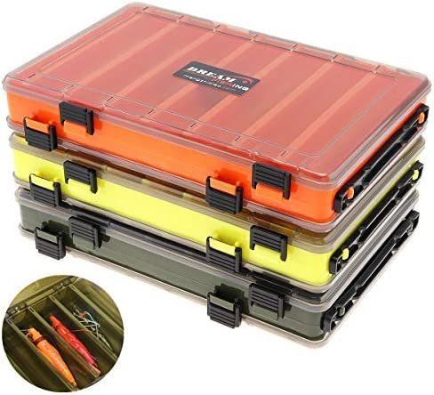 OriGlam Double Sided 14 Compartments Fishing Tackle Boxes