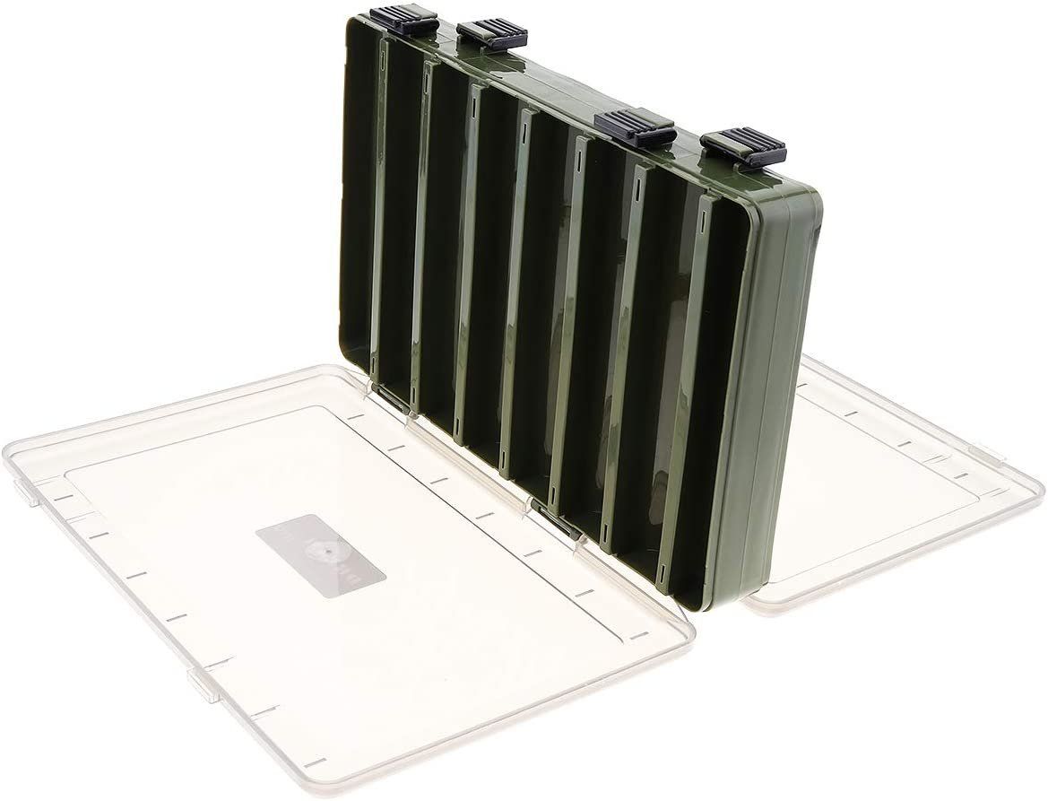 OriGlam Double Sided 14 Compartments Fishing Tackle Boxes
