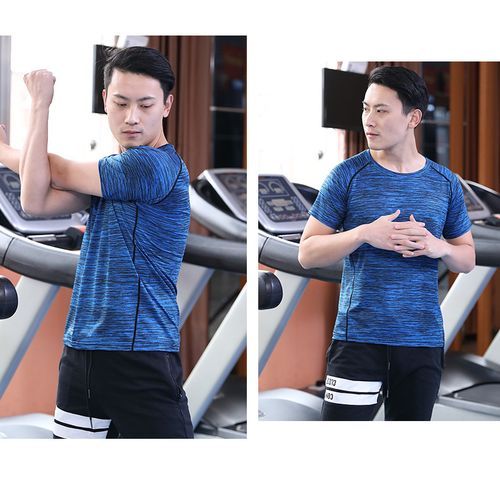 Fast Drying Outdoor Sports O-neck Short Sleeve Men T Shirt