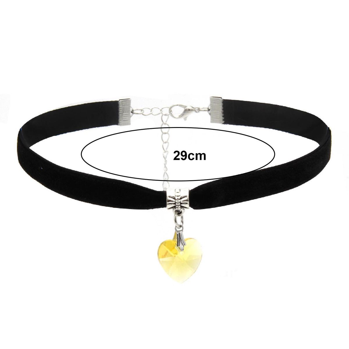Choker Necklaces Adjustable Chic Faux Leather Vintage-Black