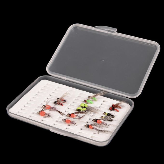 Ultra-thin Fly  Case Transparent Dry Flies Box Lightweight Bait