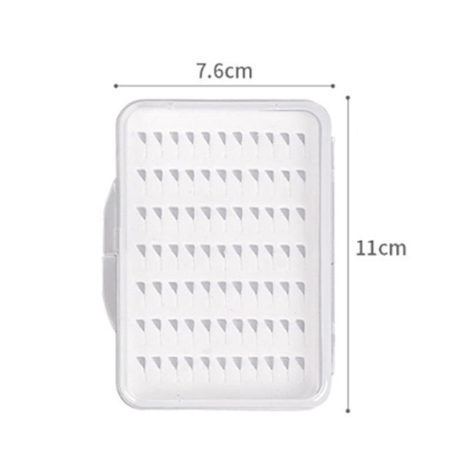 Ultra-thin Fly  Case Transparent Dry Flies Box Lightweight Bait