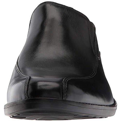 Men's Birkett Step Loafer, Black Leather