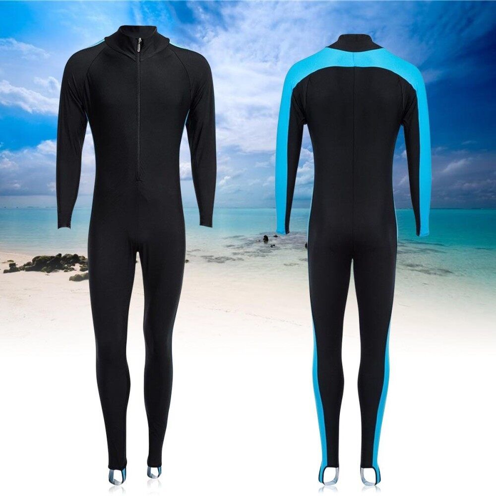 Unisex Watersport Sun Block Warm Scuba Diving Suit Wetsuit Swimming Jumpsuit L L