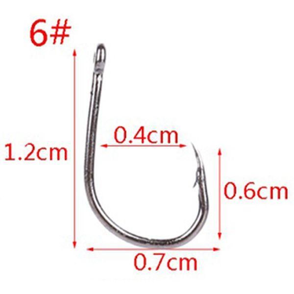 100 Pcs/Set High Carbon Steel Fishhooks hook fishing