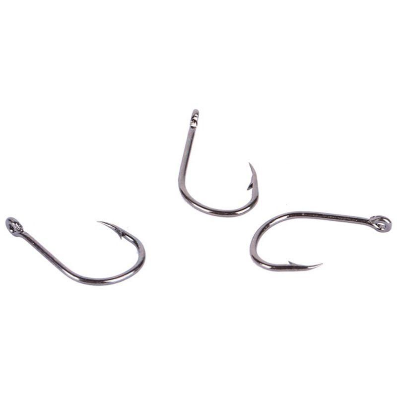 100 Pcs/Set High Carbon Steel Fishhooks hook fishing