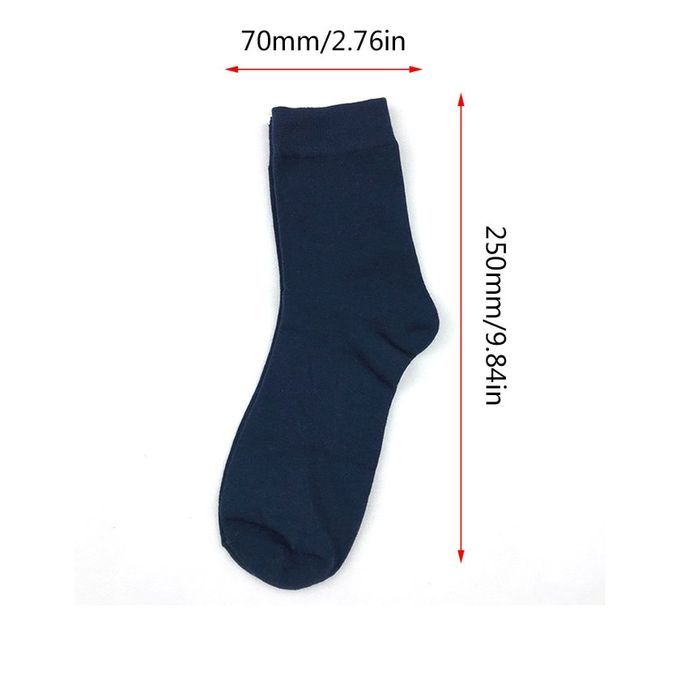 Winter Autumn Omfortable Solid Olor Business Style So Ks Middle Length-dark Blue