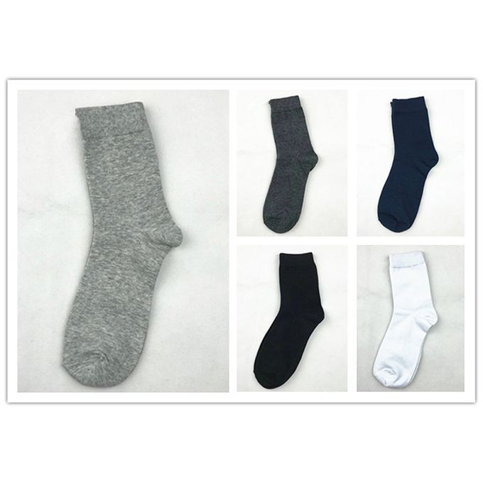 Winter Autumn Omfortable Solid Olor Business Style So Ks Middle Length-dark Blue