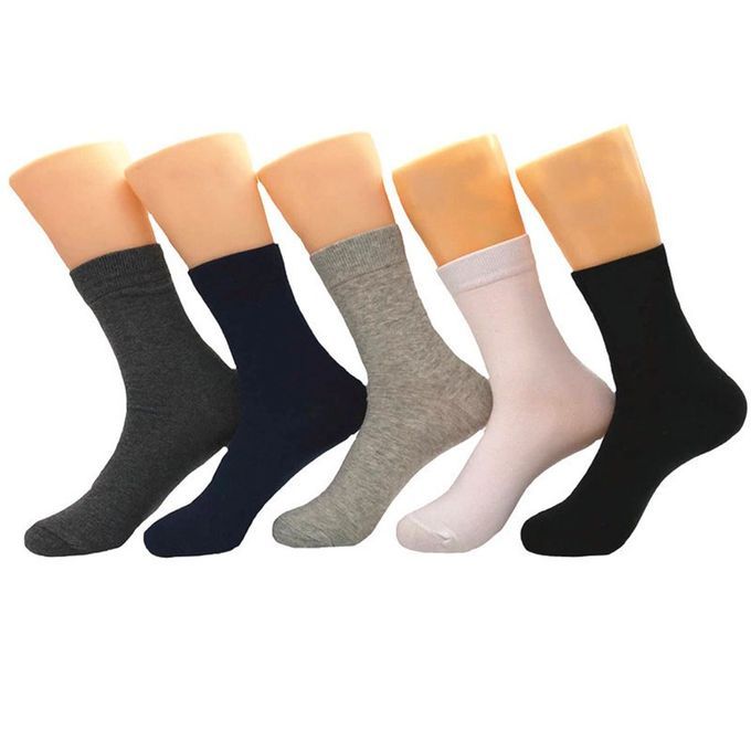 Winter Autumn Omfortable Solid Olor Business Style So Ks Middle Length-dark Blue