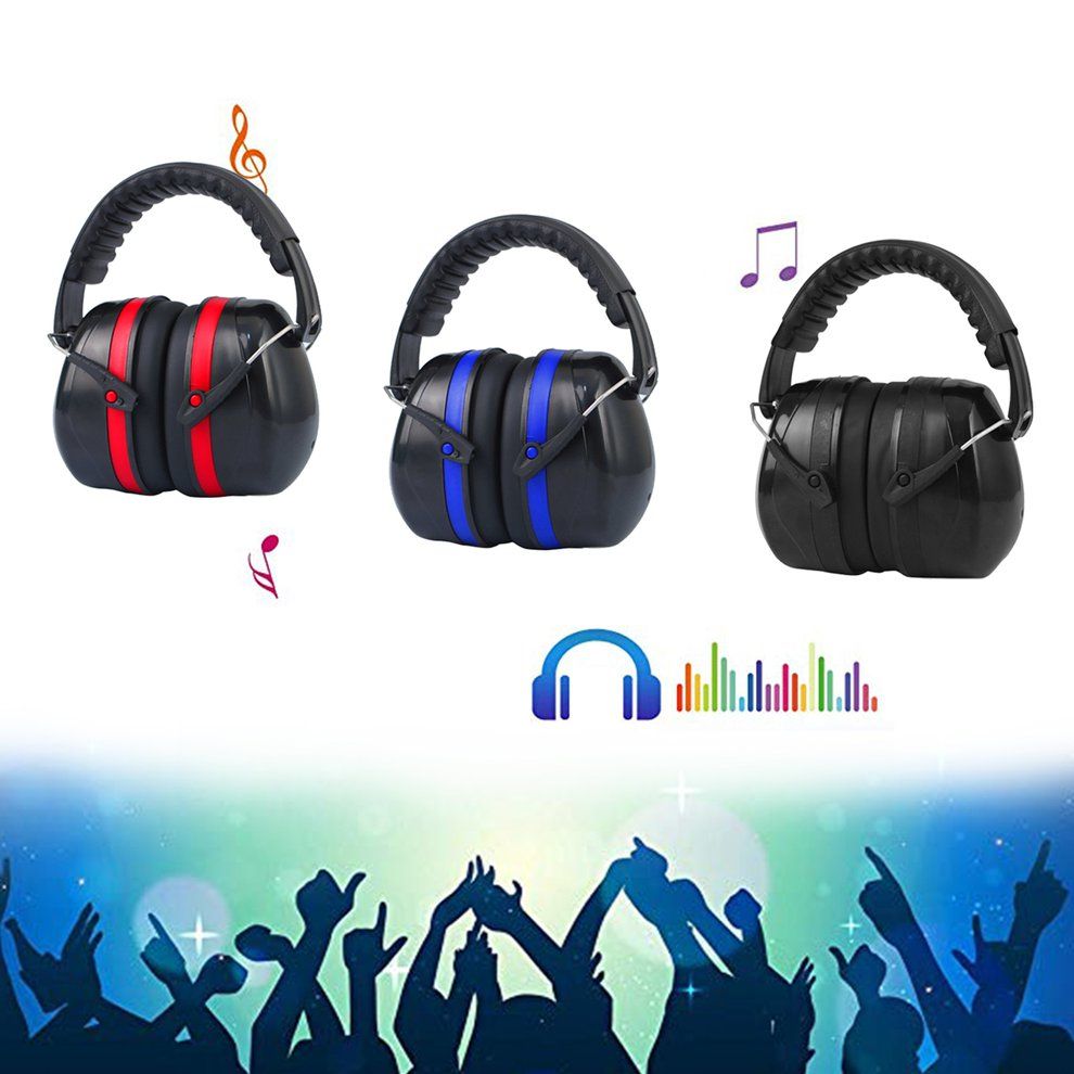 Strengthen Soundproof Earmuffs Anti-Noise Headphones Mute Earmuffs Headphones