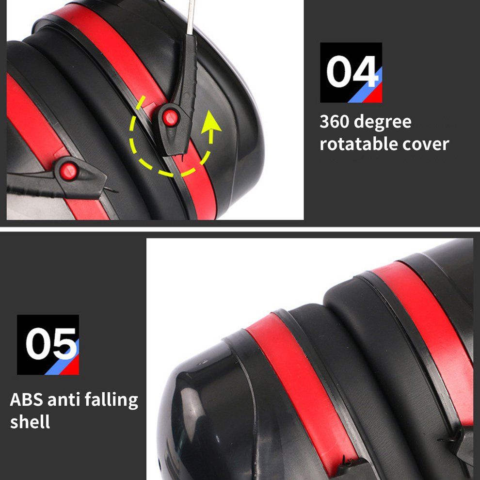 Strengthen Soundproof Earmuffs Anti-Noise Headphones Mute Earmuffs Headphones