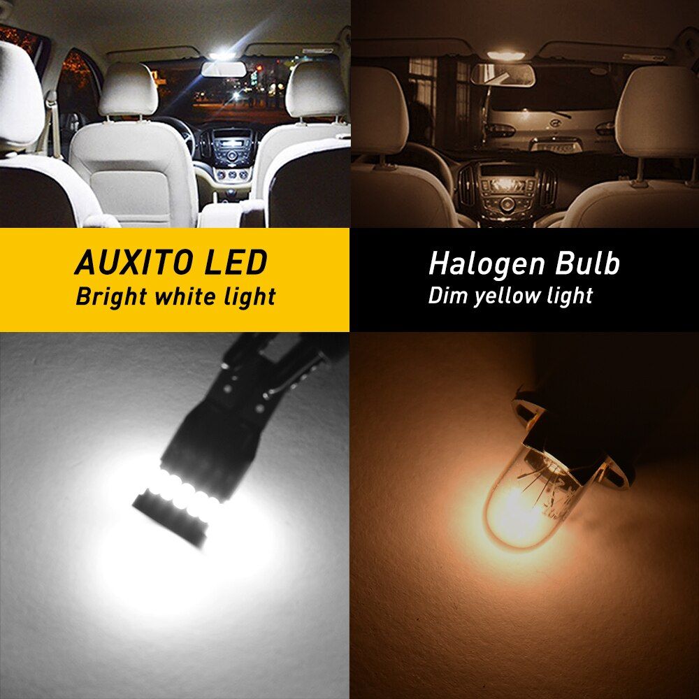2Pcs T10 LED Canbus Bulb W5W 168 194 Clearance Parking Lights For Mercedes Benz W221 W210 W212 W203