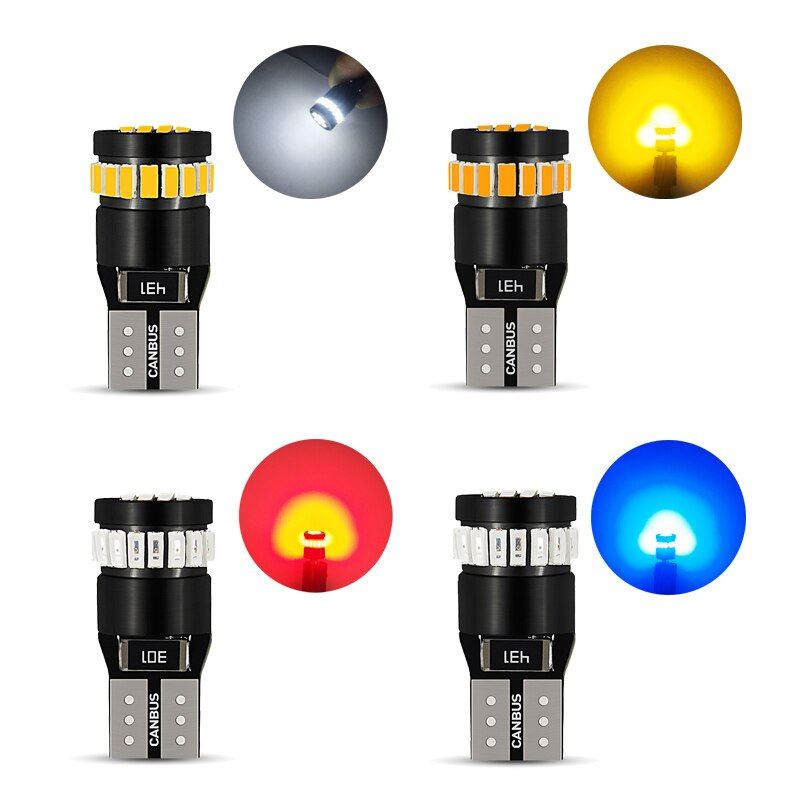 2Pcs T10 LED Canbus Bulb W5W 168 194 Clearance Parking Lights For Mercedes Benz W221 W210 W212 W203