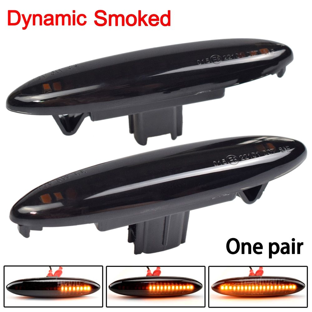 2PCS Led Dynamic Side Marker Turn Signal Light For Lexus IS250 IS350 SC430 Toyota MARK X REIZ CROWN