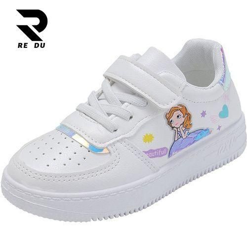 New Children's High-end Sneakers Breathable Fashion Sneakers For Girls-white