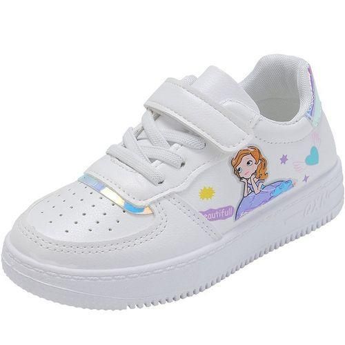 New Children's High-end Sneakers Breathable Fashion Sneakers For Girls-white