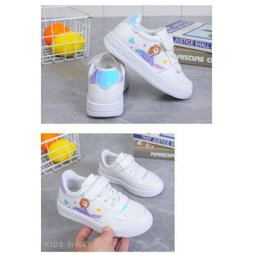 New Children's High-end Sneakers Breathable Fashion Sneakers For Girls-white