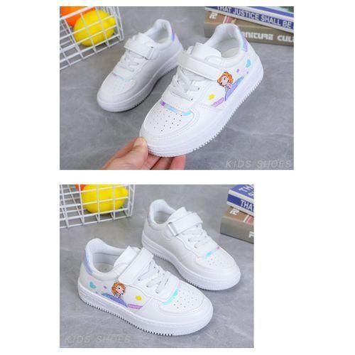 New Children's High-end Sneakers Breathable Fashion Sneakers For Girls-white