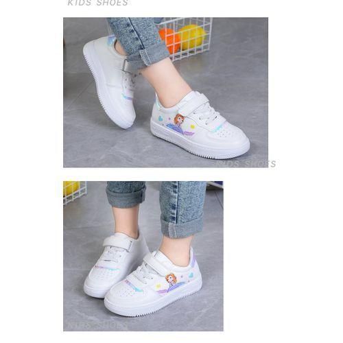 New Children's High-end Sneakers Breathable Fashion Sneakers For Girls-white