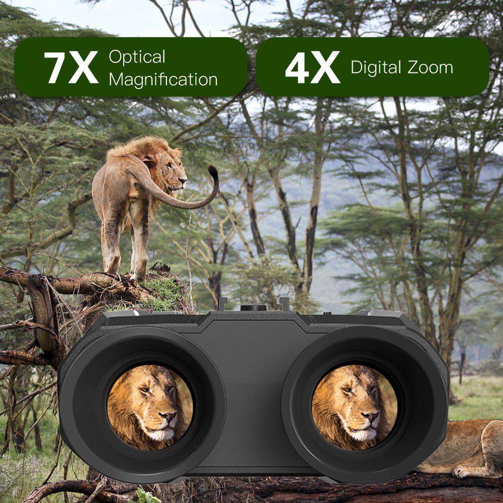 1080P Night Vision 4X Digital Zoom Infrared Hands Free