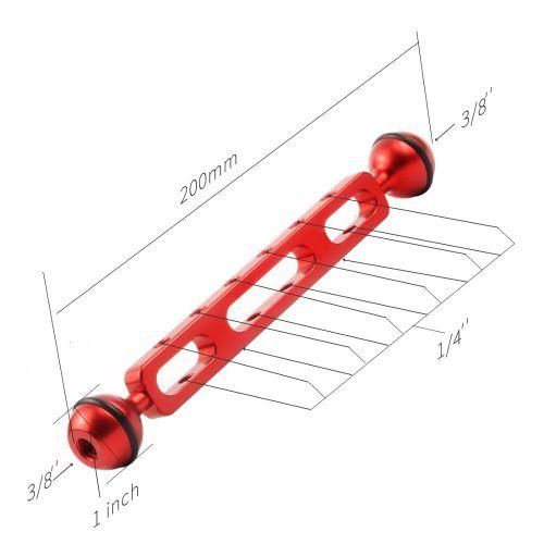 PULUZ PU242 7.87 Inch 20cm Aluminum Alloy Dual