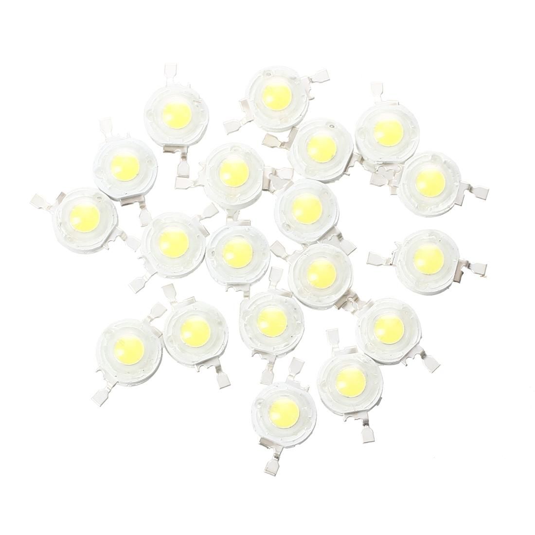 20 x 1W Super Bright High Power White LED Lamp