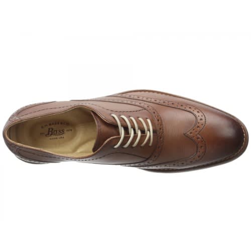 Men's Corbin Tan Burnished Full Grain Brogues Shoes