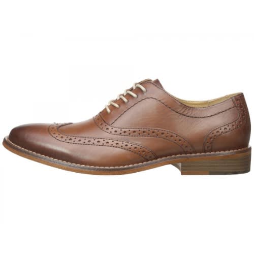 Men's Corbin Tan Burnished Full Grain Brogues Shoes