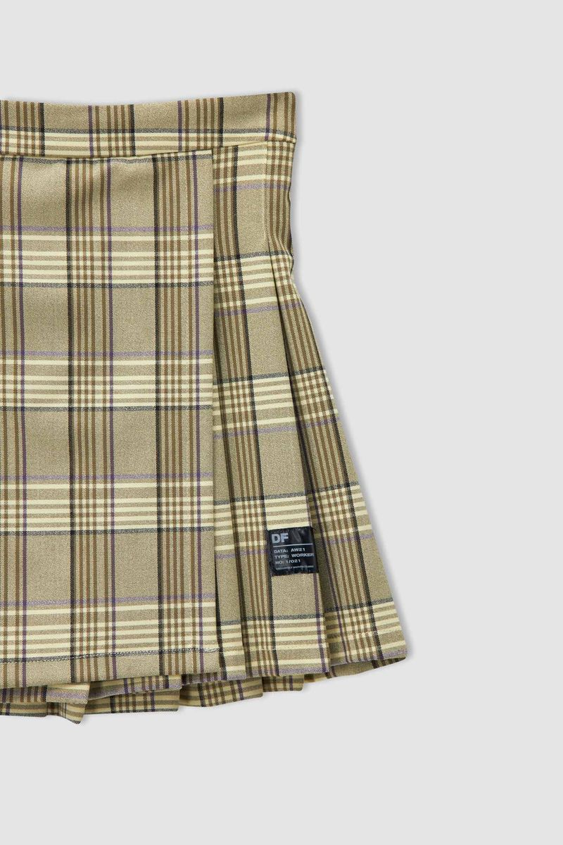 Girl - Regular Fit Woven Skirt - Ecru