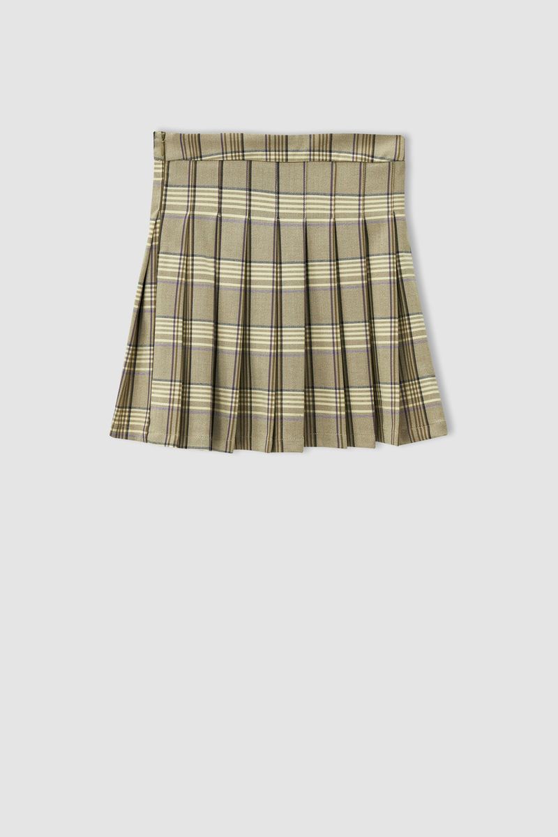 Girl - Regular Fit Woven Skirt - Ecru