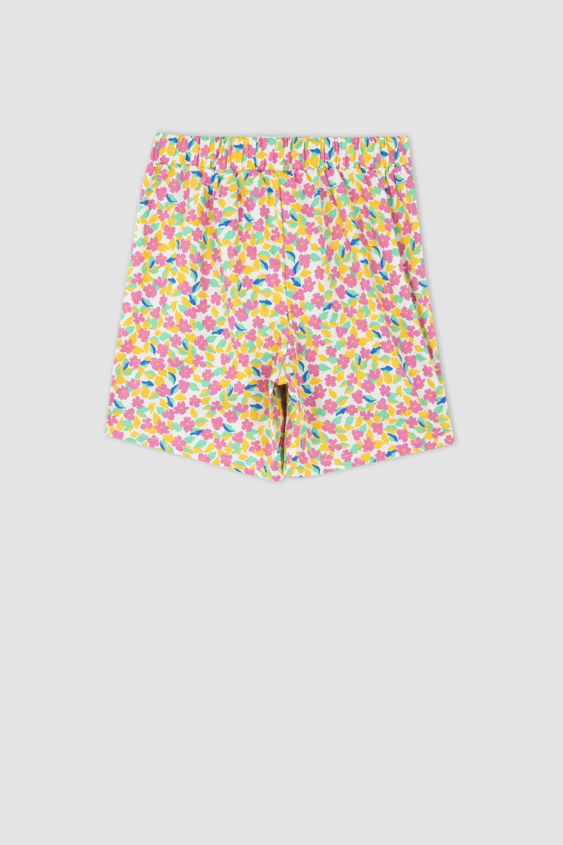 Girl Woven Skirt - Orange