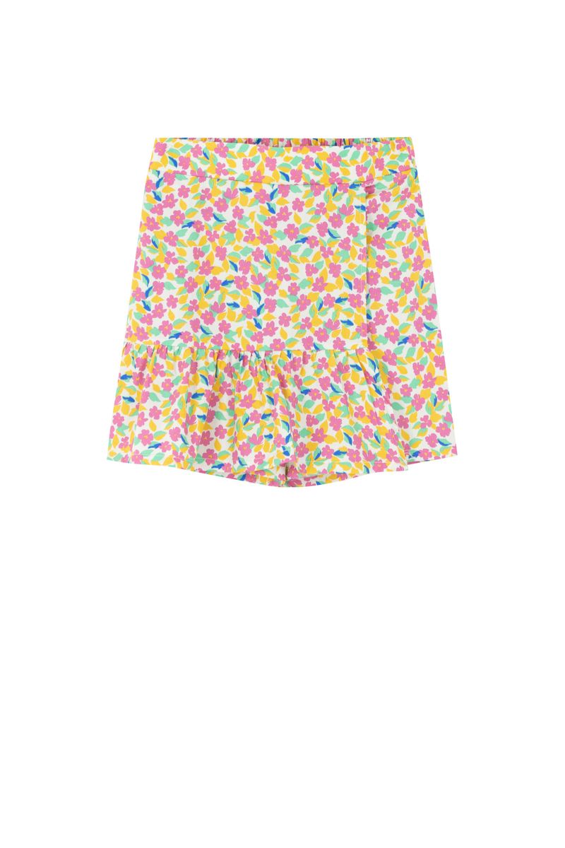 Girl Woven Skirt - Orange