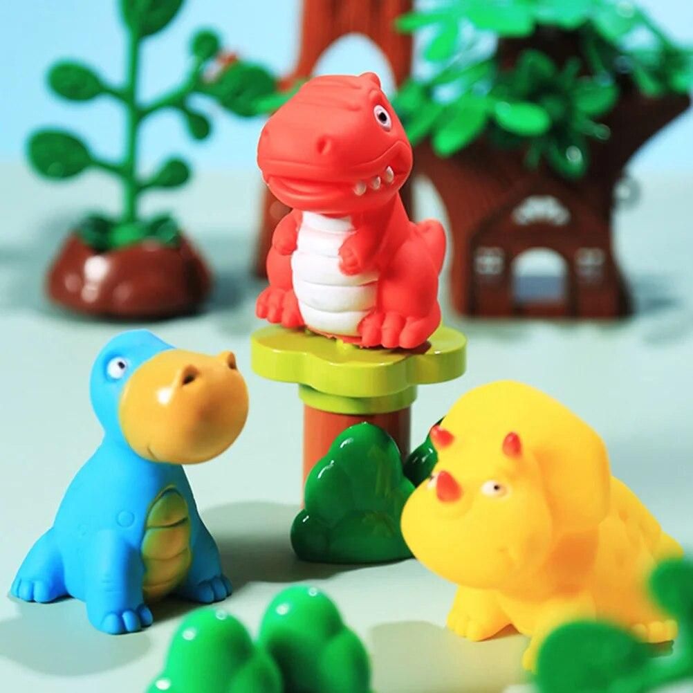 12 Pcs Bath Toys Shower Dinosaur Adorable Portable Bathtub Squeeze Interesting Water Children Supply Soft Rubber Lovely
