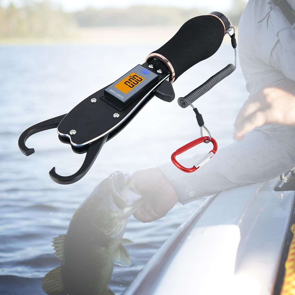 Fish Gripper For Fishing With Weight Scale Portable