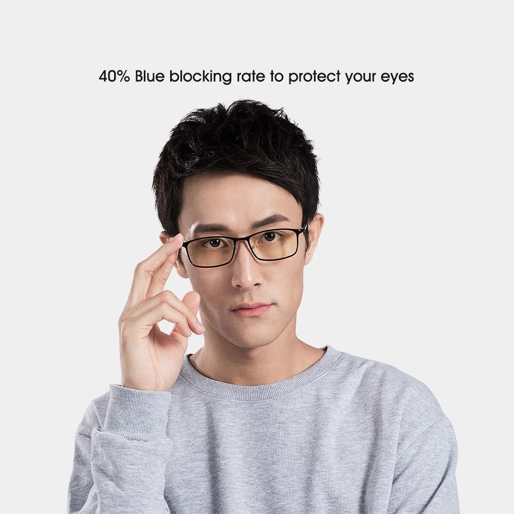 Xiaomi Mijia Anti-blue light Eye glasses Blue light blocking rate gold plastic mixed frame Eye protection for Men and Women Anti Blue Ray