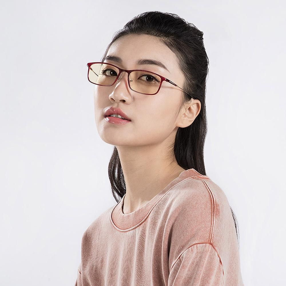 Xiaomi Mijia Anti-blue light Eye glasses Blue light blocking rate gold plastic mixed frame Eye protection for Men and Women Anti Blue Ray