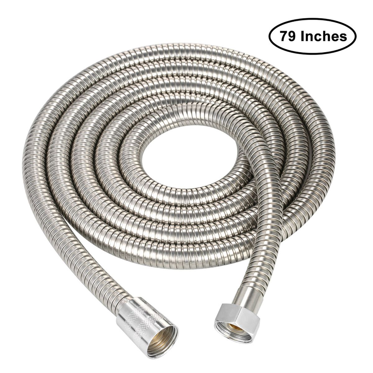 79 Inches Shower Hose Flexible Stainless Steel Tube For